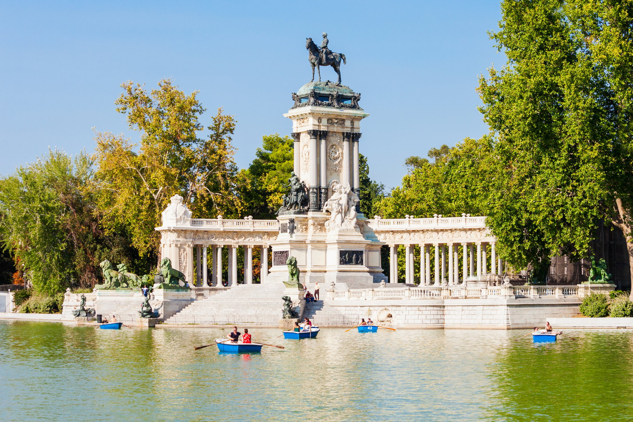 The Buen Retiro Park in Madrid